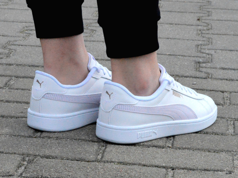 Puma Smash 3.0 L 390987 08 biały - sneakersy damskie